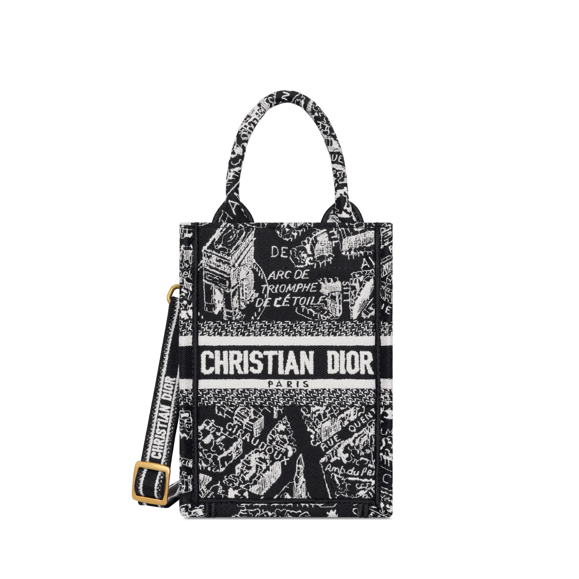 Replica Mini Vertical Dior Book Tote S5555COMPM993 E01