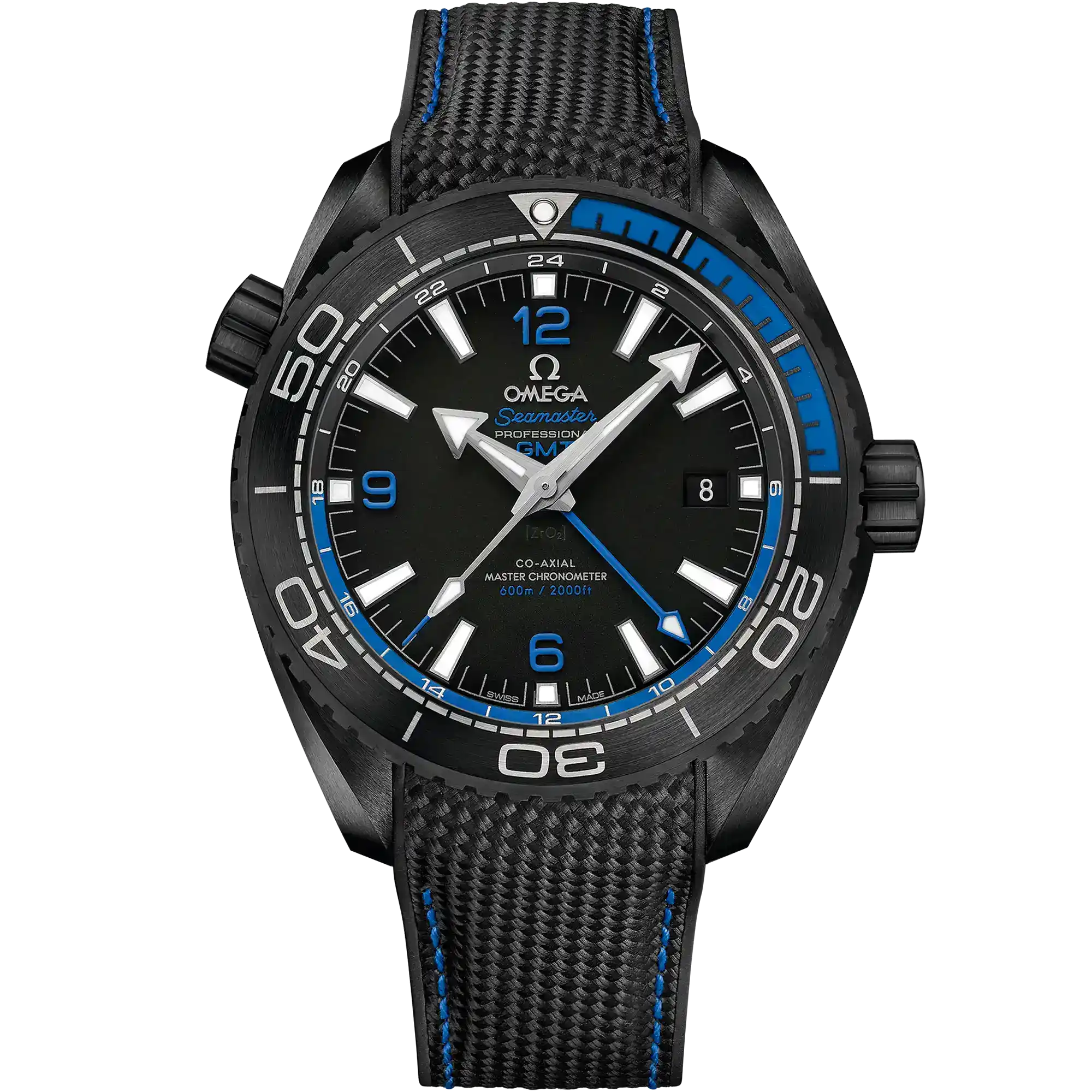 Replica omega seamaster planet ocean 600m co axial master chronometer gmt 45 5 mm 21592462201002 6a6c11