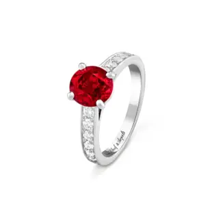 Romance solitaire 231 ctPlatinum van cleef fake diamond rings VCARP15B00