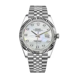 SUPER CLONE ROLEX REPLICA WATCH DATEJUST 41 WHITE GOLD M126334 0020 CLEAN