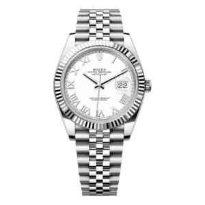 SUPER CLONE ROLEX REPLICA WATCH DATEJUST 41 WHITE GOLD M126334 0024 CLEAN