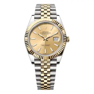 SUPER CLONE ROLEX REPLICA WATCH DATEJUST 41 YELLOW GOLD 126333 0010 CLEAN