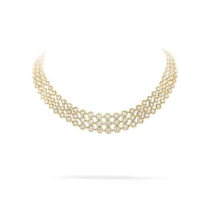 Van Cleef Arpels Palmyre Necklace 18K Yellow Gold Diamond VCARO3RD00