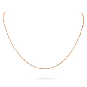 Van Cleef Arpels Trace Chain 42cm 18K Rose Gold VCARO26K00