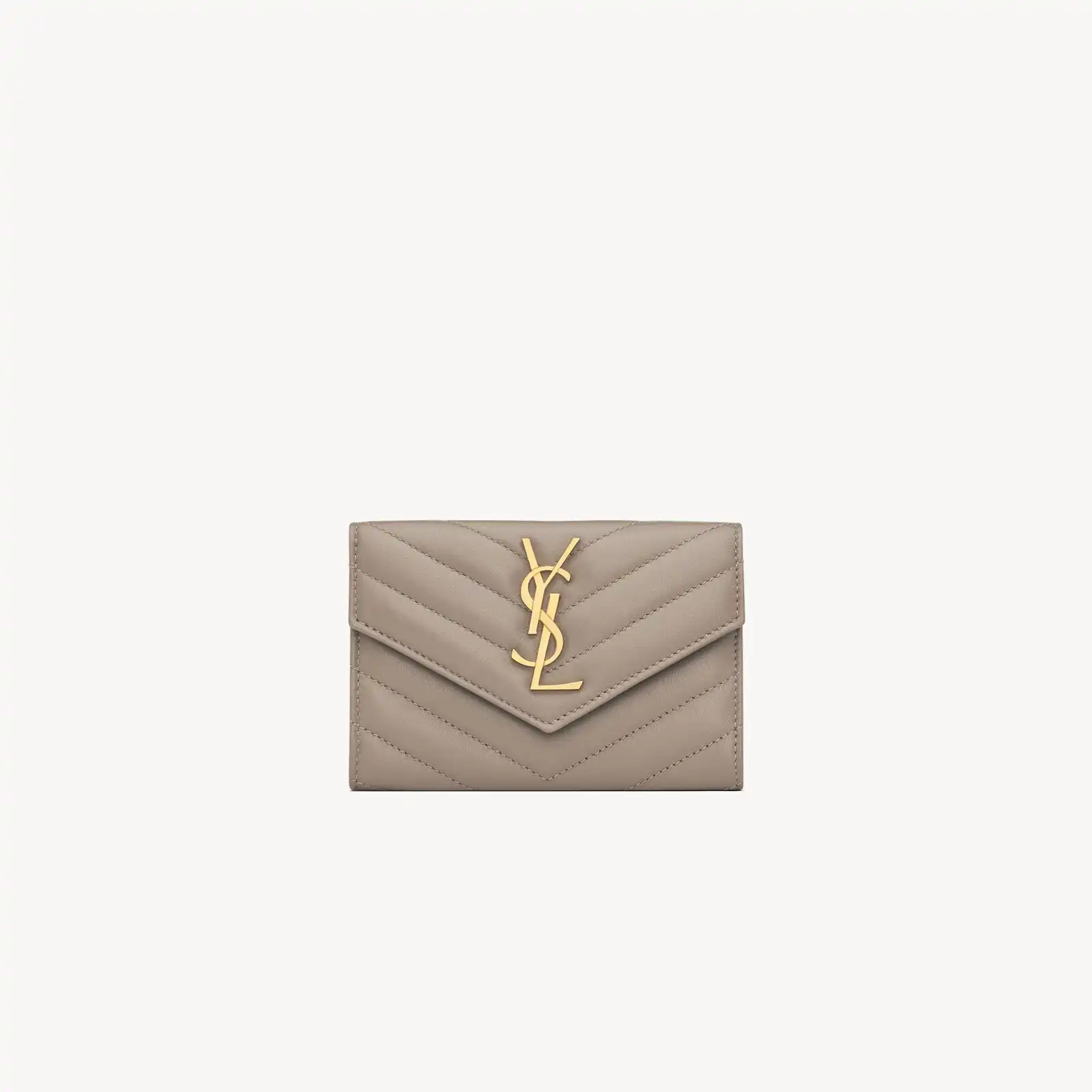 YSL Replica cassandre matelasse small envelope wallet in lambskin 414404AAA442826