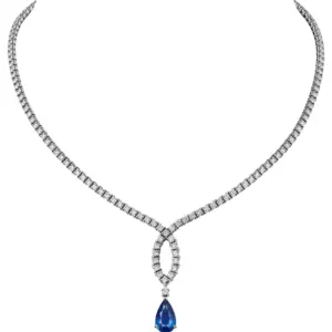 cartier replica necklace white gold set with a Cartier H7000513