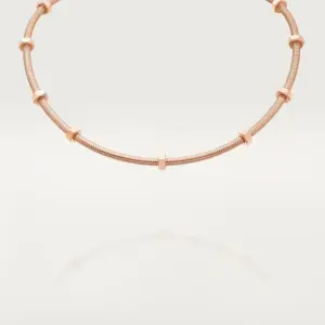 ecrou de Fake Cartier necklace rose gold Cartier N7424398