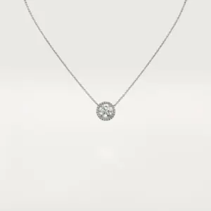 fake Cartier LOVE necklace rep Destinee platinum set Cartier N7424143