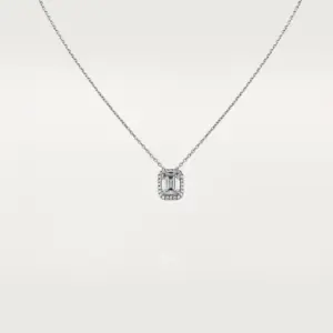 fake Cartier LOVE necklace rep Destinee platinum set Cartier N7424251