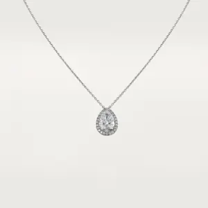 fake Cartier LOVE necklace rep Destinee platinum set Cartier N7424255