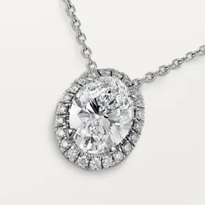 fake Cartier LOVE necklace rep Destinee platinum set Cartier N7424257