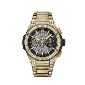 hublot replicas Big Bang Integrated Yellow Gold Pave 451 VX 1130 VX 3704