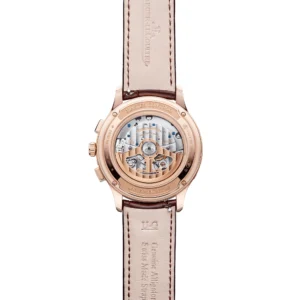 jaeger lecoultre replica watch master control chronograph calendar pink gold q413253j 2000C