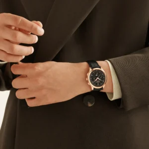 jaeger lecoultre replica watch master control chronograph calendar pink gold q413257j 2000D