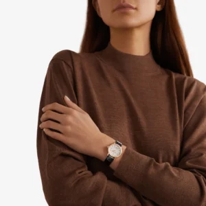 jaeger lecoultre replica watch rendez vous classic night and day pink gold diamonds q3462430 2000C