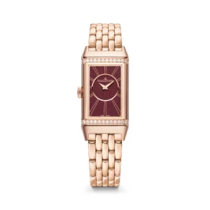 jaeger lecoultre replica watch reverso one duetto pink gold diamonds q334216j 2000D
