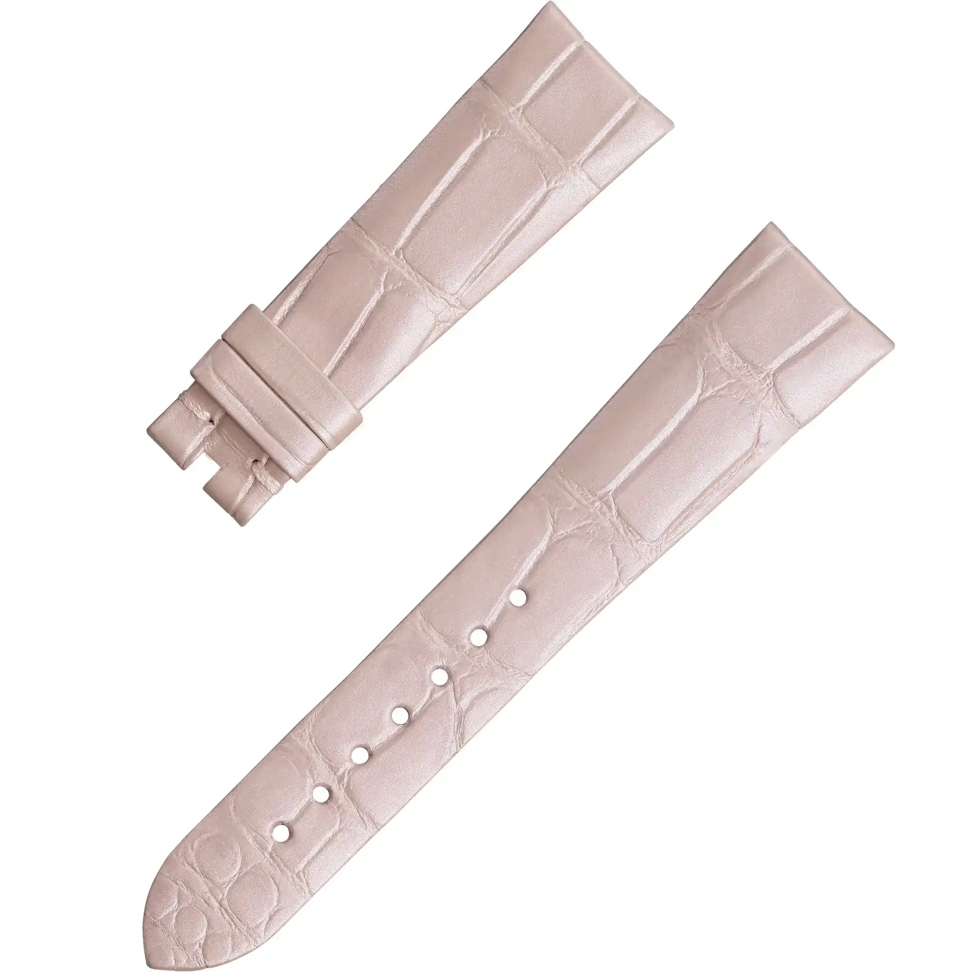 omega two piece light pink alligator leather strap 032CUZ011095 a66cbb