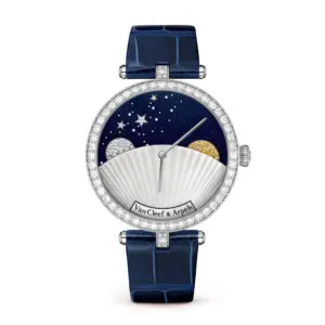 replica watch van cleef arpels Lady Arpels Jour Nuit18K VCARPBKG00