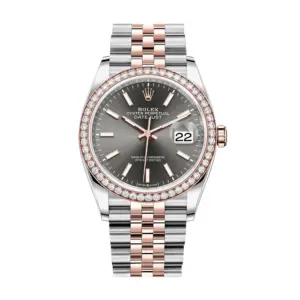 Rolex Datejust 36mm Two Tone Diamond Bezel 126281BXJ