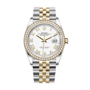 Rolex Datejust 36mm Two Tone Diamond Bezel 126283WRJ