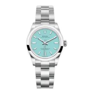 Rolex Oyster Perpetual 31 Turquoise "Tiffany" Index Dial 277200