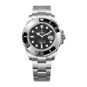 Fake Rolex Replica Watches Red Sea-Dweller Stainless Steel 43mm Black Maxi MK1 Dial M126600-0001