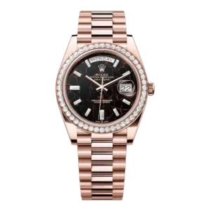Rolex Rose Gold President Day Date 40 228345RBR Eisenkiesel
