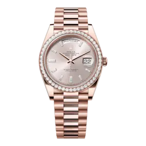Rolex Rose Gold President Day Date 40 228345RBR Sundust