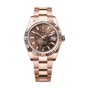 Rolex Rose Gold Sky Dweller 336935 Chocolate