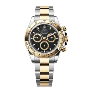 Fake Rolex Replica Watches Two-Tone Yellow Gold/Steel Black Dial m126503-0003