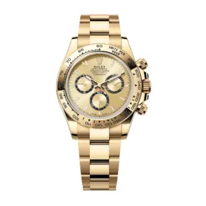 Fake Rolex Replica Watches Daytona Yellow Gold Golden/Champagne Dial Oyster Bracelet m126508-0005