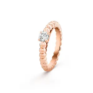 van cleef Perlee solitaire fake diamond rings 030 ct VCARO1VC00