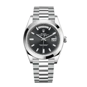 Fake Rolex Replica Watch Day Date 228206 0013 Bright black wD 1600A