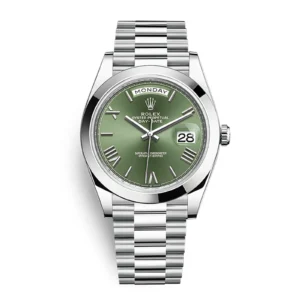 Fake Rolex Replica Watch Day Date 228206 0027 Olive green 1600A