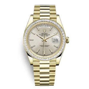 Fake Rolex Replica Watch Day Date 228398tbr 0005 Silver diagonal motif 1600A