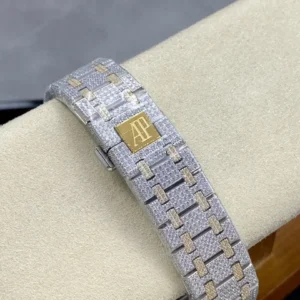 bust down ap watch audemars piguet iced out royal oak wsxc1735231100274 8