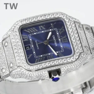 bust down cartier iced out watch wsxc1735231213753 4