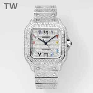 bust down cartier iced out watch wsxc1735231219768 1