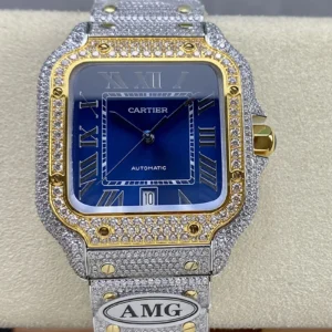 bust down cartier iced out watch wsxc1735231337435 0