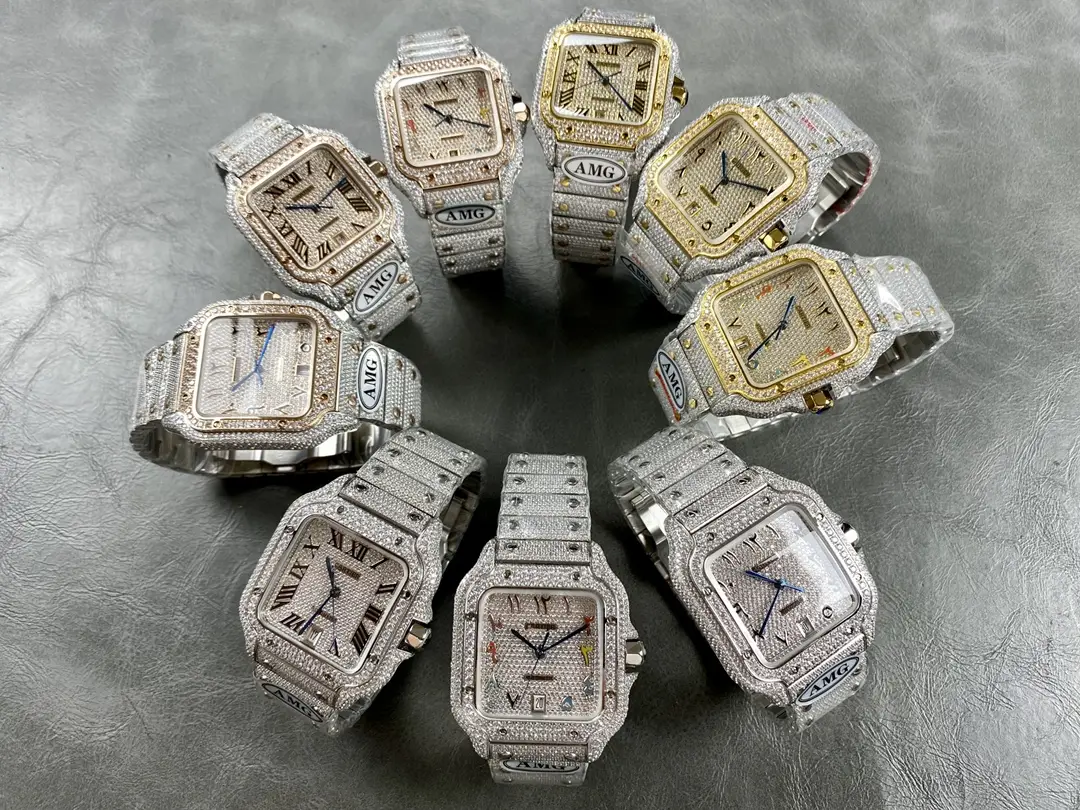 bust down cartier iced out watch wsxc1735231624655 0