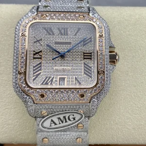 bust down cartier iced out watch wsxc1735231633599 0