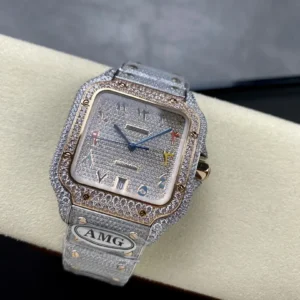 bust down cartier iced out watch wsxc1735231652229 3