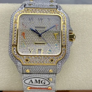 bust down cartier iced out watch wsxc1735231674059 0