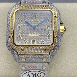 bust down cartier iced out watch wsxc1735231683412 0
