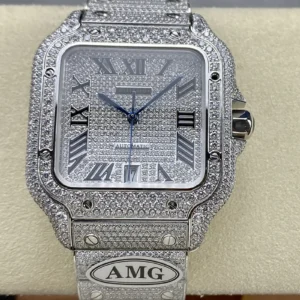 bust down cartier iced out watch wsxc1735231694530 0