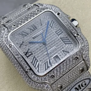 bust down cartier iced out watch wsxc1735231694530 1