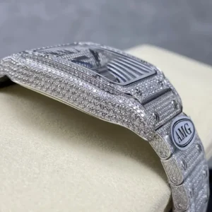 bust down cartier iced out watch wsxc1735231694530 4