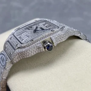 bust down cartier iced out watch wsxc1735231694530 5