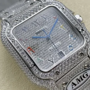 bust down cartier iced out watch wsxc1735231703167 1