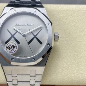 fake audemars piguet replica ap watch royal oak 41mm stainless steel 15500 kaws wsxc1735851402024 0